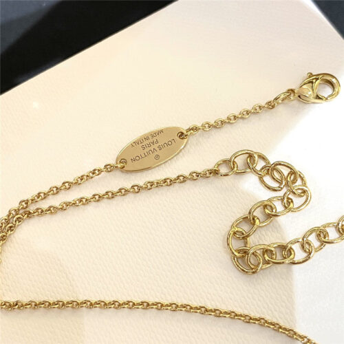 High Quality Luxury Louis Vuitton Tassel Four-Leaf Clover Necklace product detail