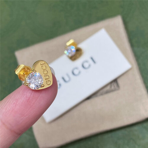 High Quality Luxury Gucci Heart Earrings product detail