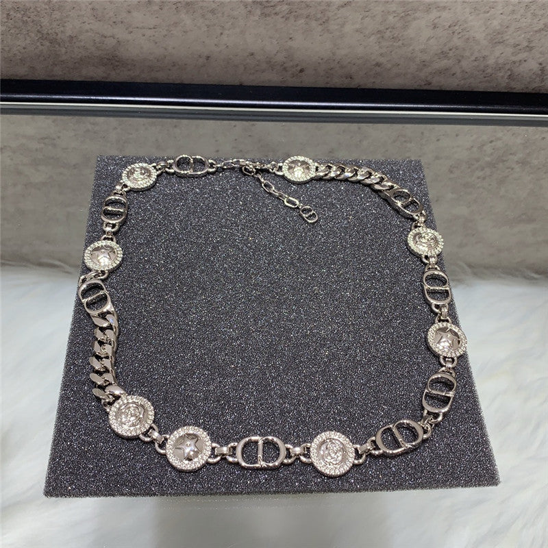 High Quality Luxury Dior Cd+ Star Necklace