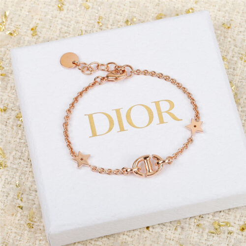 High Quality Luxury Dior Single Layer Cd Star Bracelet alternate view