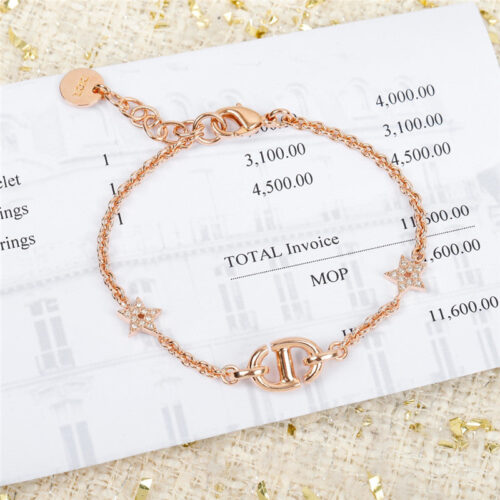 High Quality Luxury Dior Single Layer Cd Star Bracelet product detail
