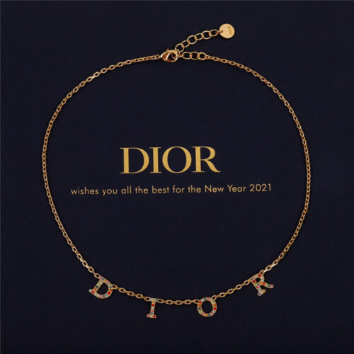 High Quality Luxury Dior Cd Necklace