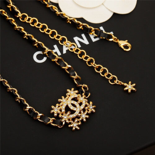 High Quality Luxury Chanel Handmade Small Flower Double C Long Chain – Style 50076 product detail