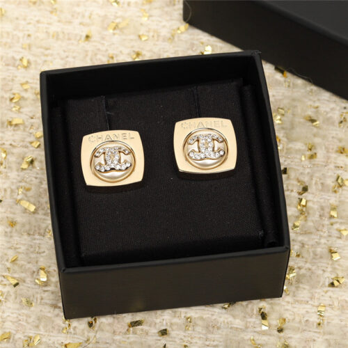 High Quality Luxury Chanel Double C Earrings – Style 49844 alternate view