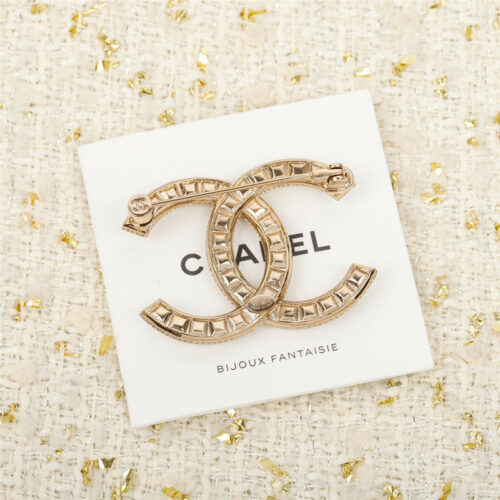 High Quality Luxury Chanel Double C Diamond Brooch product detail