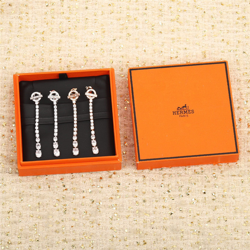 High Quality Luxury Hermes Pig Nose Earrings product detail