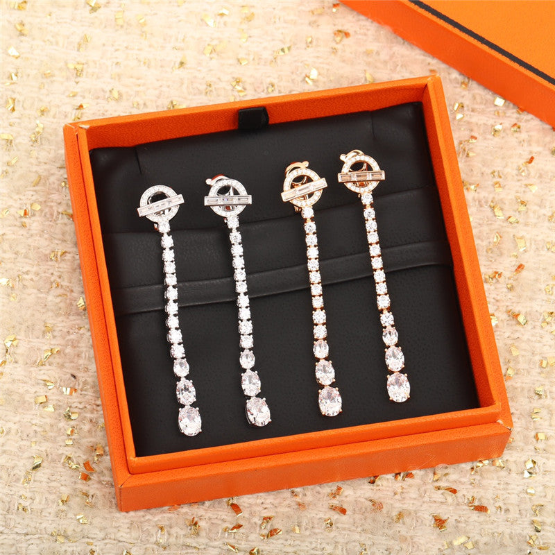 High Quality Luxury Hermes Pig Nose Earrings