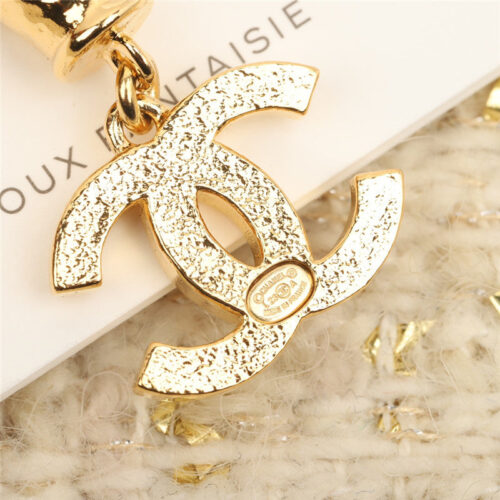 High Quality Luxury Chanel Handmade Double C Earrings product detail