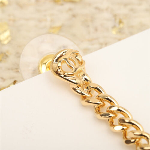 High Quality Luxury Chanel Handmade Double C Earrings product detail
