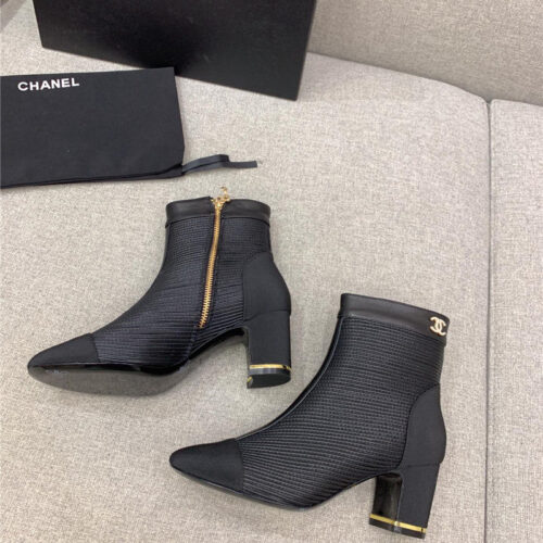 High Quality Luxury Chanel New High Heel Ankle Boots product detail