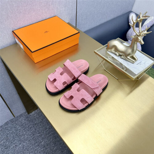 High Quality Luxury Hermes Roll Cake Hair Uncle Slippers – Style 88899 product detail