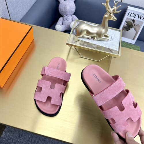 High Quality Luxury Hermes Roll Cake Hair Uncle Slippers – Style 88899 product detail