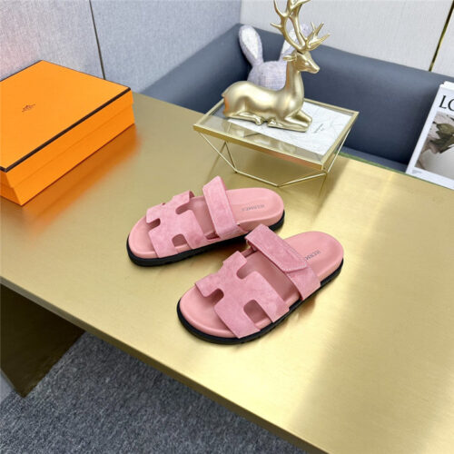 High Quality Luxury Hermes Roll Cake Hair Uncle Slippers – Style 88899 product detail
