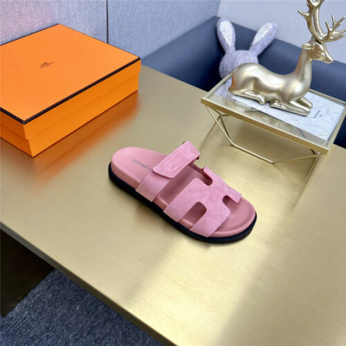 High Quality Luxury Hermes Roll Cake Hair Uncle Slippers – Style 88899 product detail