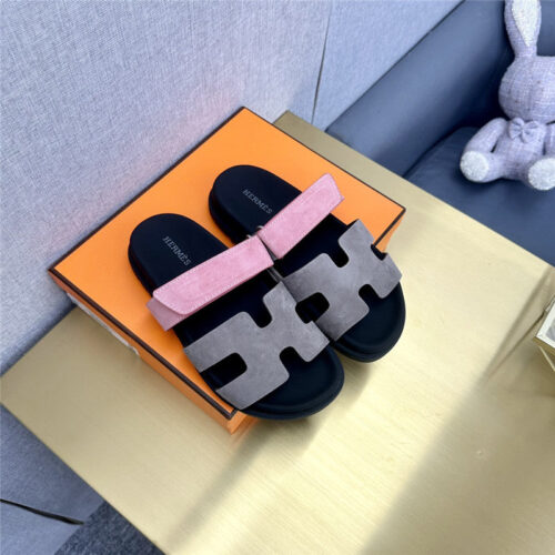 High Quality Luxury Hermes Roll Cake Hair Uncle Slippers – Style 16579 product detail