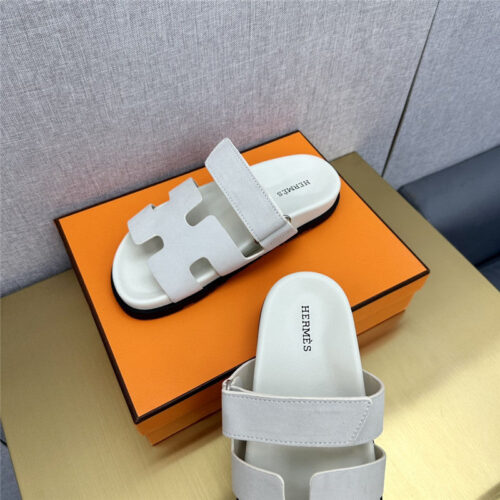 High Quality Luxury Hermes Roll Cake Hair Uncle Slippers – Style 78723 product detail