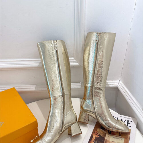High Quality Luxury Louis Vuitton New V-Shaped Chunky Heel Boots product detail