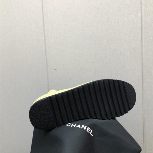 High Quality Luxury Chanel New Rhombus Thick-Soled Elastic Ankle Boots – Style 39910 product detail
