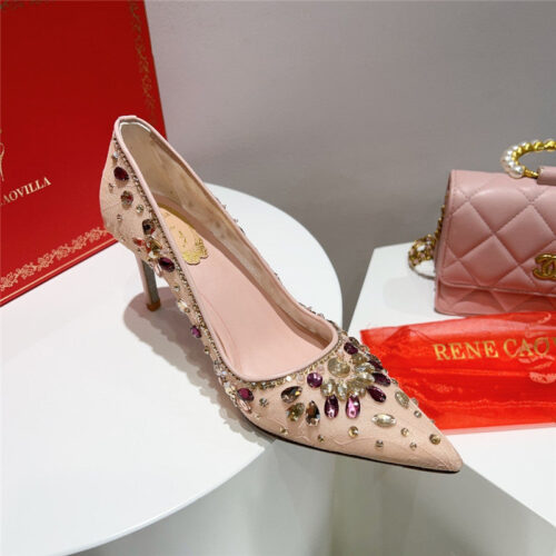 High Quality Luxury Rene Caovilla Crystal Gem Pumps – Style 40358 product detail