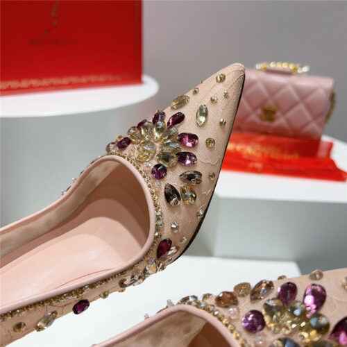 High Quality Luxury Rene Caovilla Crystal Gem Pumps – Style 40358 product detail