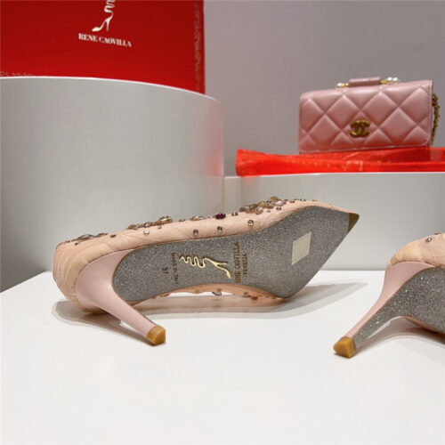 High Quality Luxury Rene Caovilla Crystal Gem Pumps – Style 40358 product detail