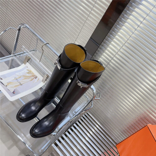 High Quality Luxury Hermes H Lock Perpetual Classic Boots