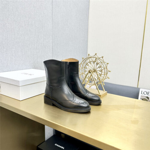High Quality Luxury Dior Vintage British Style Martin Boots – Style 04198 alternate view