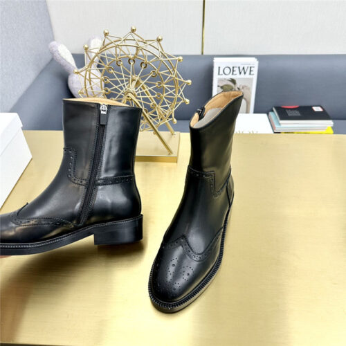 High Quality Luxury Dior Vintage British Style Martin Boots – Style 04198 product detail