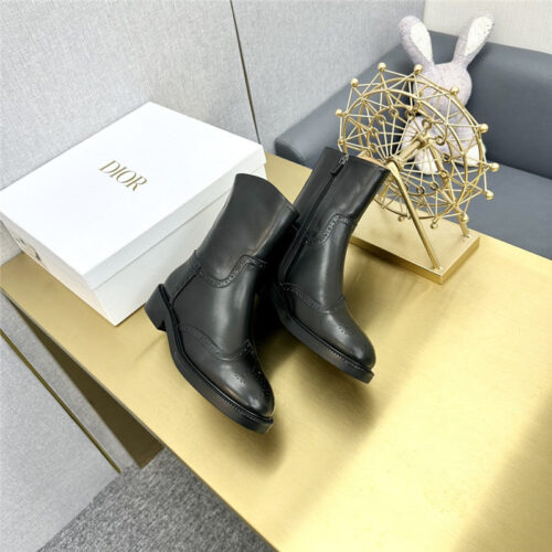 High Quality Luxury Dior Vintage British Style Martin Boots – Style 04198 product detail