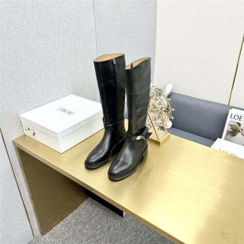 High Quality Luxury Dior Vintage British Style Boots
