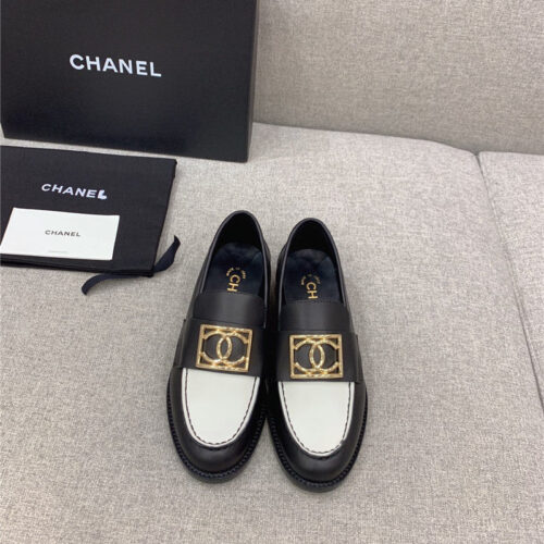 High Quality Luxury Chanel New Double C Buckle Decorative Loafers product detail