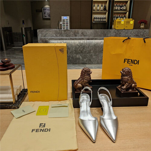 High Quality Luxury Fendi Back Strap Toe High Heels – Style 29971 product detail