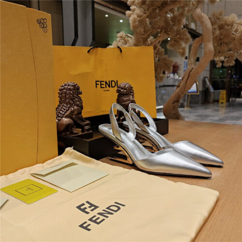 High Quality Luxury Fendi Back Strap Toe High Heels – Style 29971 product detail