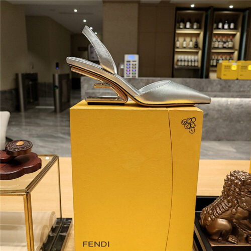 High Quality Luxury Fendi Back Strap Toe High Heels – Style 29971 product detail