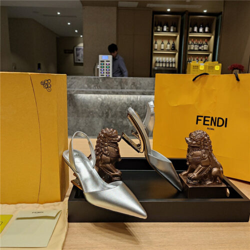 High Quality Luxury Fendi Back Strap Toe High Heels – Style 29971 product detail