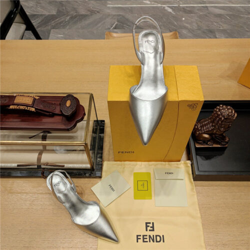 High Quality Luxury Fendi Back Strap Toe High Heels – Style 29971 product detail