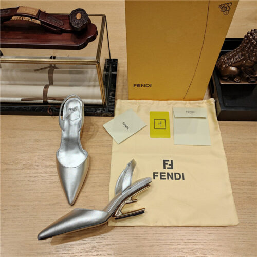 High Quality Luxury Fendi Back Strap Toe High Heels – Style 29971 product detail