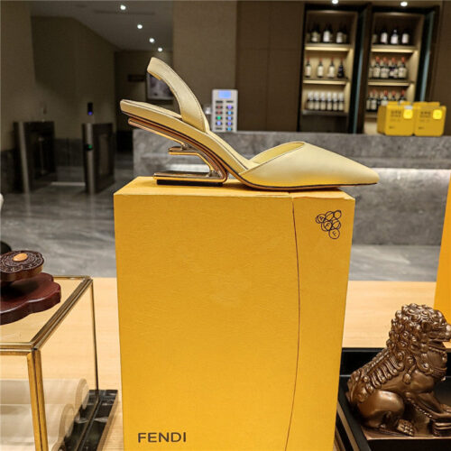 High Quality Luxury Fendi Back Strap Toe High Heels – Style 85331 product detail