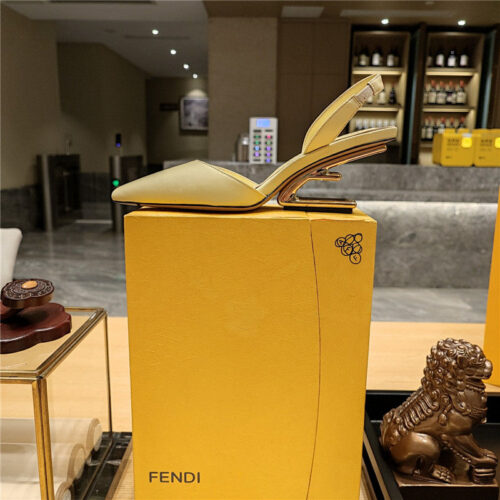 High Quality Luxury Fendi Back Strap Toe High Heels – Style 85331 product detail