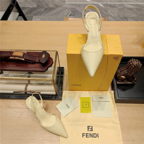 High Quality Luxury Fendi Back Strap Toe High Heels – Style 85331 product detail