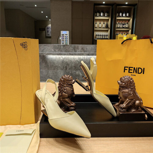 High Quality Luxury Fendi Back Strap Toe High Heels – Style 85331 product detail