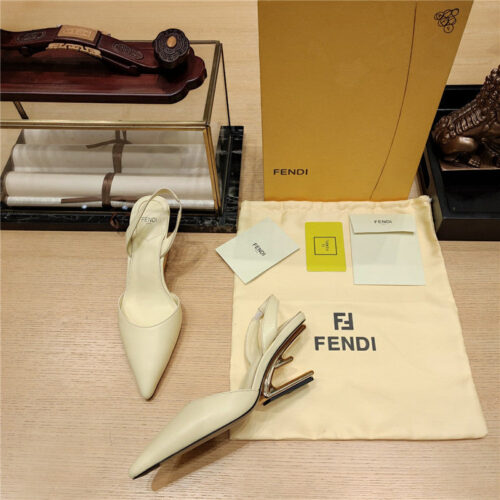 High Quality Luxury Fendi Back Strap Toe High Heels – Style 85331 product detail