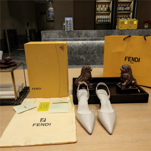 High Quality Luxury Fendi Back Strap Toe High Heels – Style 11315 product detail