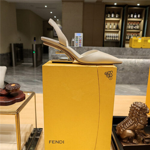 High Quality Luxury Fendi Back Strap Toe High Heels – Style 11315 product detail