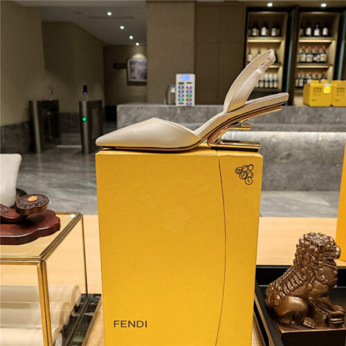 High Quality Luxury Fendi Back Strap Toe High Heels – Style 11315 product detail