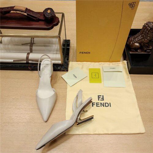 High Quality Luxury Fendi Back Strap Toe High Heels – Style 11315 product detail