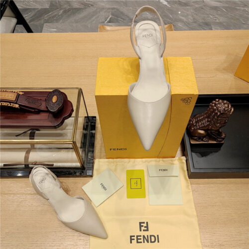 High Quality Luxury Fendi Back Strap Toe High Heels – Style 11315 product detail