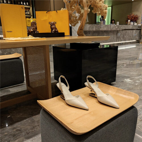High Quality Luxury Fendi Back Strap Toe High Heels – Style 11315 alternate view