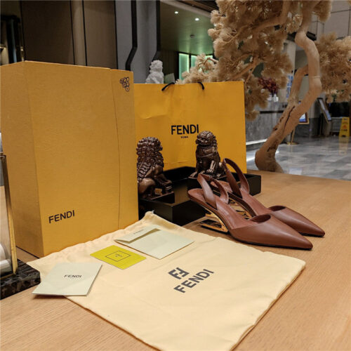High Quality Luxury Fendi Back Strap Toe High Heels – Style 07923 product detail