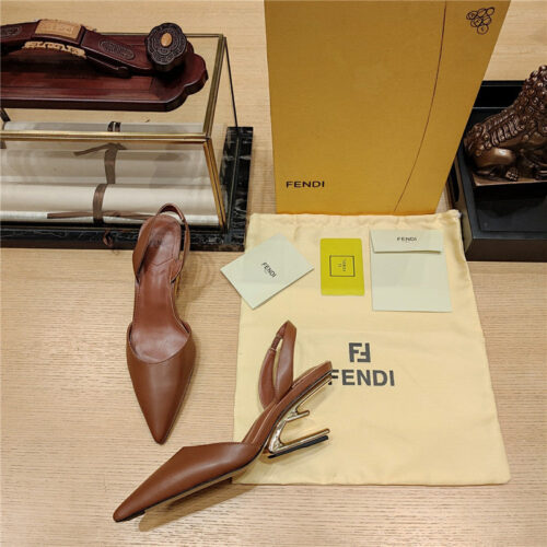 High Quality Luxury Fendi Back Strap Toe High Heels – Style 07923 product detail